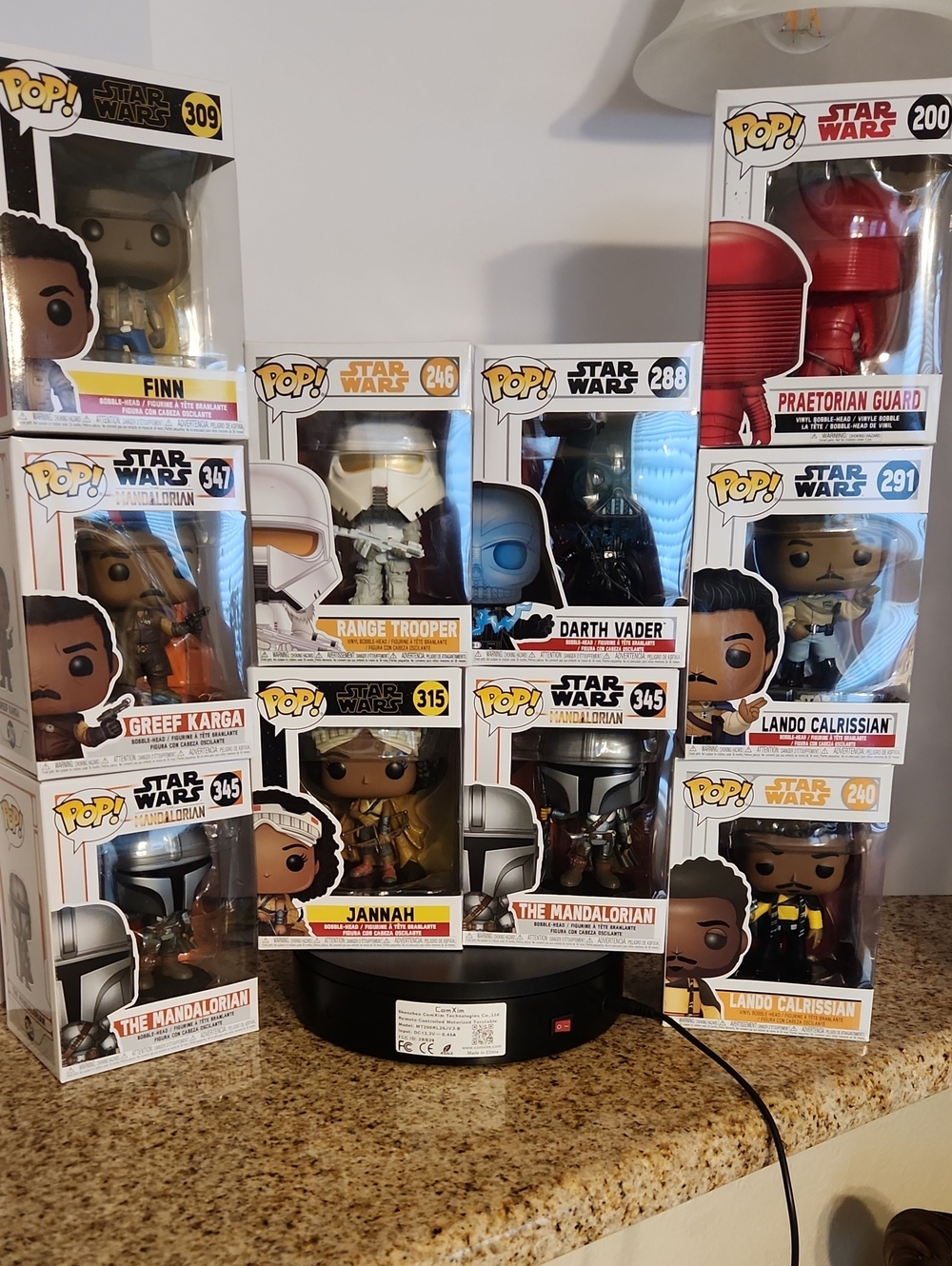 Funko Star Wars Pop! Figures Set - Silver, White, Black, Red, Blue, Brown